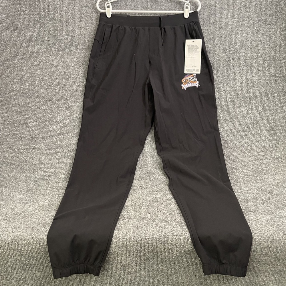 Lululemon Knoxville Ice Bears Surge Joggers Mens L Tall Black Pants NWT LM5958T
